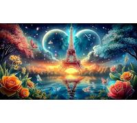 Londres Papier recyclé Puzzle 1000 pièces Idée Cadeau Parfaite Jeux éducatifs pour Toute la Famille Cadeau pour Femmes et Hommes 70x50cm/1000pcs