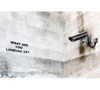 Londres - Poster - Street Art - What are you looking at ? + 1 OB poster format 61x91,5cm