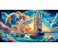 Londres Puzzle 1000 pièces Educa Cadeau Unique De l'art Décoration Jeu éducatif Challenge Toy pour Adultes & Enfants des 14 Ans 75x50cm/1000pcs