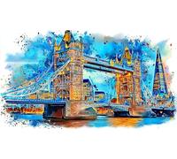 Londres Puzzle 1000 pièces Educa Cadeau Unique De l'art Décoration Jeu éduchatif Challenge Toy pour Adultes et Enfants à partir de 14 Ans 75x50cm/1000pcs