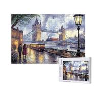Londres Puzzle 500 Pièces Adultes Puzzle Rue Classique, Activite Manuelle Adulte, Puzzles de Jeu Stimulants, Puzzles Impossible, Enjoy Activités de défi Familial pour Ies Soirées de Jeu,p950t