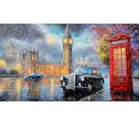 Londres Puzzles 1000 Pieces Cadeau Unique Jeu éduchatif défi Jouet de qualité supérieure Peinture Art pour Adultes et Enfants à partir de 12 Ans 38x26cm/1000pcs