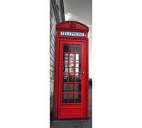 Londres - Red Phoneboxes - Villes Slim Poster Impression taille 30,5x91,5 cm