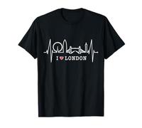 Londres Skyline Drapeau J'aime Angleterre I Love London T-Shirt
