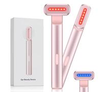 Londxin Baguette de luminothérapie 4 en 1, thérapie par lumière rouge pour le visage et le cou - Appareil de massage facial à micro-courant pour anti-âge - Masseur de visage et de soins de la peau