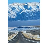 LONE HIGHWAY - Celebration of Life Memorial Guest Book for Funerals and Services Honoring Freedom, Independence, and the Open Road: A Hardcover Memorial Registry Inspired by Travel and Life’s Journey