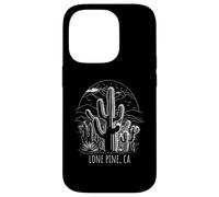 Lone Pine California Cactus Scène de désert Coque pour iPhone 14 Pro