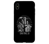 Lone Pine California Cactus Scène de désert Coque pour iPhone XS Max