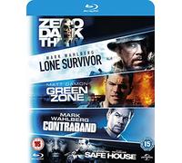 Lone Survivor/Zero Dark Thirty/Safe House/Green Zone/Contra [Edizione: Regno Unito] [Blu-Ray] [Import]