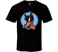 Lone Wolf Jerry Garcia Hot Rod Retro Unisex 100% Cotton Short-Sleeve T-Shirts Black M