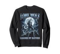 Lone Wolf Leader by Nature Hurlant Pleine Lune Art Sweatshirt