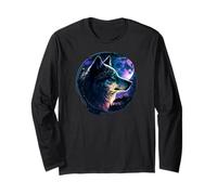 Lone Wolf Moon Howling Wolf Pack Head Wolves Howl Manche Longue