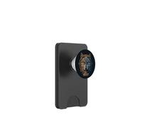 Lone Wolf Moon Howling Wolf Pack Head Wolves Howl PopSockets PopWallet pour MagSafe