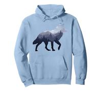 Lone Wolf Survive The Mountain Silhouette Art 2025 Edition Sweat à Capuche