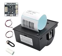 LONELY BINARY Kit de module d'imprimante d'étiquettes thermiques de 58 mm avec carte de base TTL de type C - UART TTL USB RS232, alimentation PD 9 V, compatible avec Arduino ESP32-S3 Raspberry Pi Pico