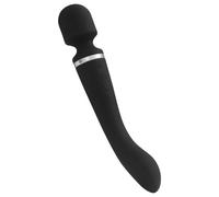 Lonely Lodi - vibromasseur 2 en 1 rechargeable - silicone noir