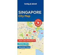 Lonely Planet - Singapore City Map - Sheet map - G245z