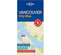 Lonely Planet Vancouver City Map (carte de la ville de Vancouver)