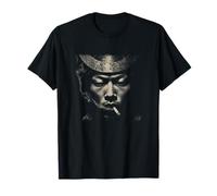 Lonely Western Cowboy fumant Portrait Vintage T-Shirt