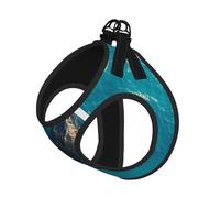 Lonely Whale Harnais pour chien respirant, réfléchissant et réglable, convient aux petits chats et chiens