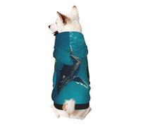 Lonely Whale Sweat à capuche pour chien en polyester doux et respirant pour petits chiens, garçons et filles