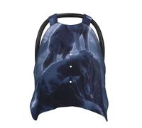 Lonely Wolf Housse de siège auto pour bébé Housse d'allaitement pour bébé Housse de siège auto pour poussette pour filles et garçons