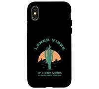 Loner Vibes Si Je me perds, s'il Te plaît, ne me Trouve Pas (Désert) Coque pour iPhone X/XS