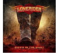 Lonerider – Down in the Dust – Vinyle coloré Yellow Flame Sunset – Édition limitée – Import