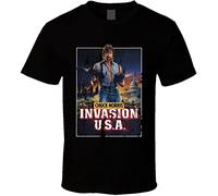 Lonesome Chuck Norris Invasion USA 80s Action Movie T Shirt