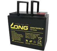 Long 22NF305CNE 22NF305CNE Batterie au plomb 12 V 62 Ah plomb (AGM) (l x H x P) 226 x 214 x 135 mm raccord à vis M6 résistant aux