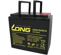 Long 22NF305CNE 22NF305CNE Batterie au plomb 12 V 62 Ah plomb (AGM) (l x H x P) 226 x 214 x 135 mm raccord à vis M6 résistant aux cycles de charge,