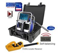 Long auto-nivellement 23mm 512hz transmetteur Sonde tuyau égout vidange caméra Endoscope endoscope 7CLD DVR compteur-compteur(20m,23mm 512Self Locator)