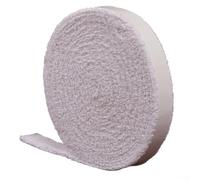 Long bandeau absorbant en fibre, rouleau de 5 m, pour canne à pêche, badminton, raquettes de tennis, antidérapant, doux et confortable (5 m, blanc)