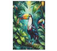 Long Bill Oiseau Puzzles en Bois, De Décompression Puzzle, pour Adultes Enfants 1000 Pièces Jouets De Décompression （78×53cm）