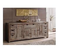 Long buffet - Bois massif de palissandre huilé - NATURE GREY #080