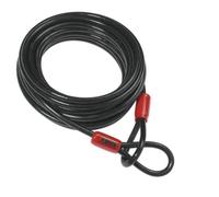 ABUS Cobra Câble en acier, noir, taille 1000 cm