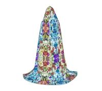 Long cape à capuche pour adolescents sorcière vampire cosplay fête Halloween Noël