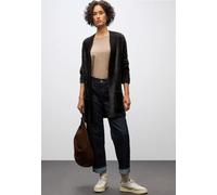 Long cardigan en fil de plumes
