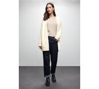 Long cardigan en fil de plumes