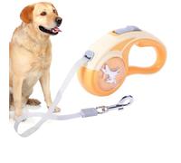 Long chien à corde - Laisse rétractable avec poignée sûre - Corde longue solide pour animaux de compagnie - Progression d'entraînement sans enchevêtrement - Équipement de randonnée de sécurité pour