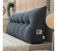 Long coussin de soutien pour lit, coussin de dossier haute élasticité, coussin doux pour la peau, coussin pour canapé, canapé-lit et dortoir, parfait pour adultes