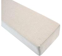 Long coussin d'espacement pour lit 90/120/140/160/180 cm comble l'espace entre la tête de lit ou le pied de lit, pour lit simple/double/king size (beige clair, 100 x 20 x 20 cm)
