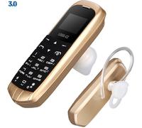 LONG-CZ J8 Mini téléphone avec fonction mains libres Radio FM de soutien, carte micro SIM, réseau GSM