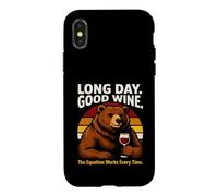 Long Day Good Wine : l'équation Fonctionne à Chaque Fois Coque pour iPhone X/XS
