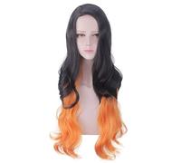 Long démon Slayer Nezuko Kamado Cosplay perruques Kimetsu no Yaiba cheveux résistants à la chaleur Cosplay Costume perruques + casquette de perruque gratuite PL-180 2
