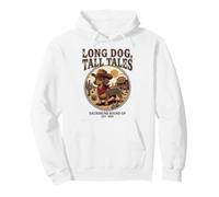 Long Dog, Tall Tales Teckel Round Up Western Cowboy Sweat à Capuche