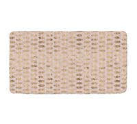 Long drap de lit ovale en papier rose imperméable pour lit d'enfant, matelas pour crèche, 127 x 63,5 cm (drap, lit non inclus)