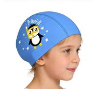 Long Hair Swim Cap, Comfortable Silicone Headwear with Ear Protection | Hydrodynamic Design for Training & Practice | Cute Pattern | Non-Slip Fit | Protects Hair from Chlorine | Ideal for Pool, Beach