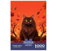 Long-Haired Cats 1000 Pieces Puzzle Cute Cat Puzzles pour AdultesJeu Série Pleine De Couleurs pour La Décoration De La Maison Cadeau Parfait 70x50cm/1