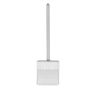 Long Handle Cat Litter Scoop Stainless Steel Kitty Poop Scooper Chicken Poop Sifter Shovel Durable Rustproof Metal Litter Scooper for Cats Chickens Small Pets (Noire)